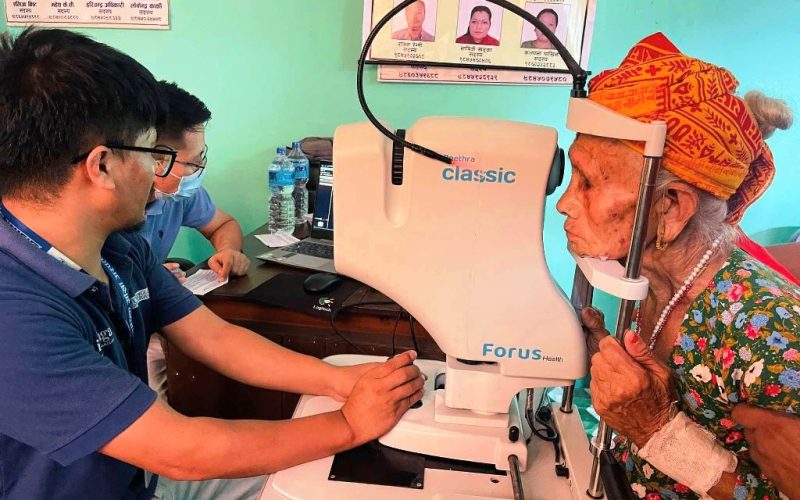 हेटौँडा १९ मा मधुमेह र आँखाको पर्दा परिक्षण