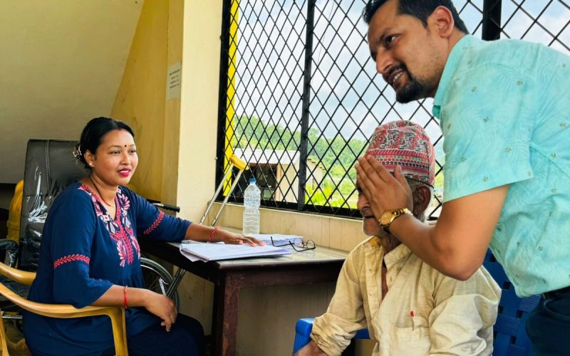 बकैयामा निःशुल्क आँखा शिविर सम्पन्न