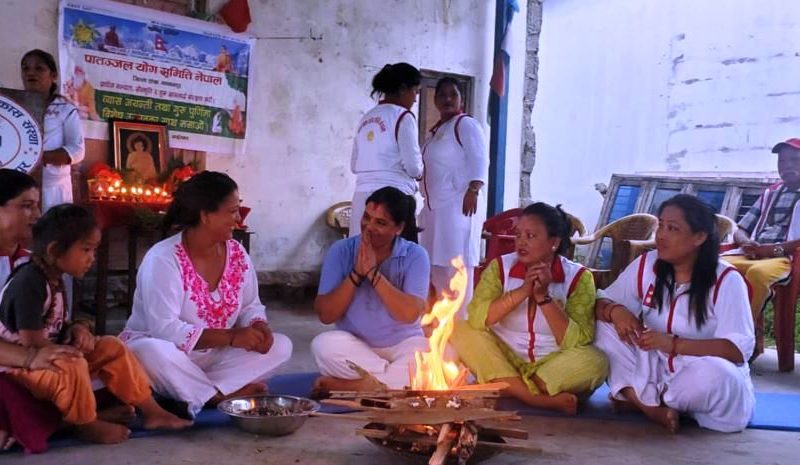 सिमलटार साधना केन्द्रमा गुरुपूर्णिमा मनाईयो