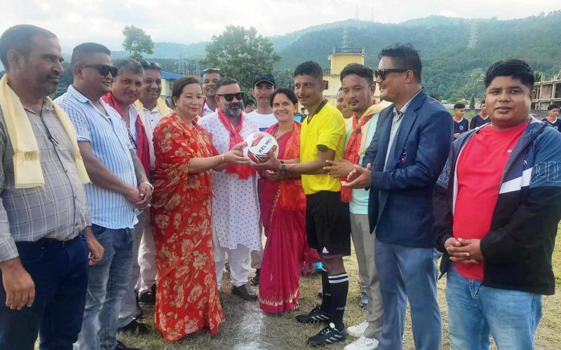 सिमलटारमा पहिलो पटक जिल्ला लिग फुटबल प्रतियोगिता, न्यु डाँफेले महाविरलाई ०–७ गोलले पराजित गर्यो