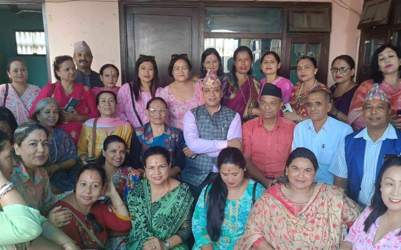 कांग्रेस बागमती प्रदेश महिला समितिलाई पूर्णता प्रदान