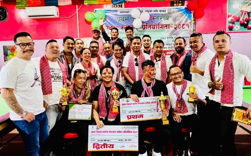 हेटौँडा मेयर कप स्नुकरमा प्रयास विजेता, विनय र मिथुन उपविजेता