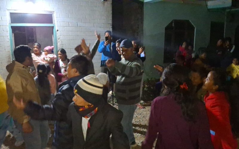 बकैयामा ख्रीष्टमसको पुर्वसन्ध्यामा क्यारोल