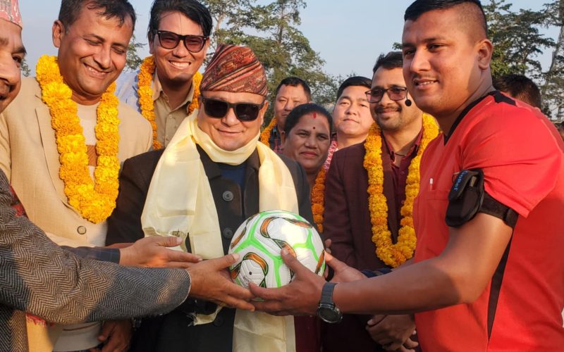 बकैयाको कर्मचुलीमा बकैया खेलग्रामको यसरी भयो उद्घाटन