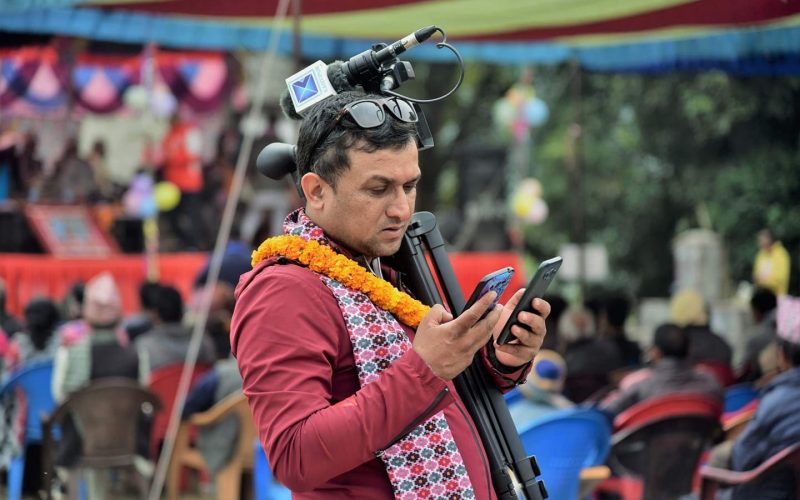 नेपाल पत्रकार महासंघ मकवानपुरमा बालकृष्ण अधिकारी निर्वाचित