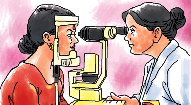 बसामाडीमा निःशुल्क आँखा शिविर तथा पाठेघर चेकजाँच हुने