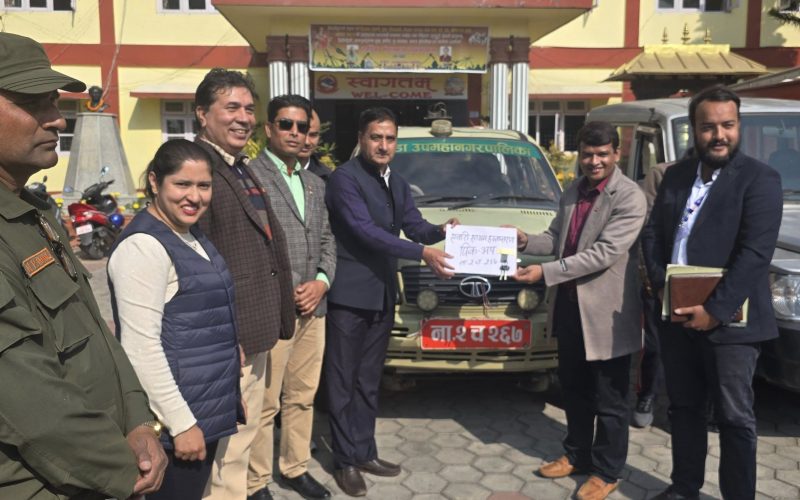 बागमती गाउँपालिकालाई हेटौँडा उपमहानगरपालिकाद्वारा सवारी हस्तान्तरण