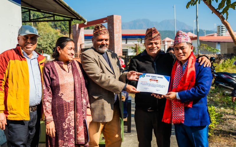 पत्रकार महासंघ प्रदेश अध्यक्ष कृष्ण सारु मगरद्वारा पदभार ग्रहण