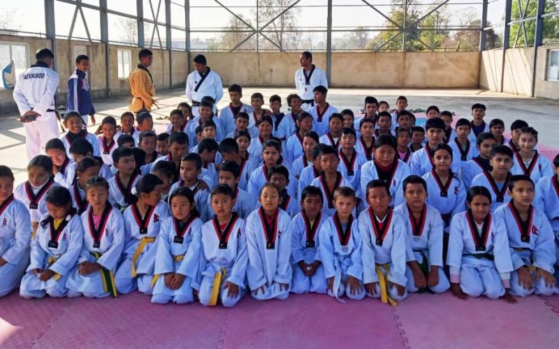 मकवानपुरका डोजाङ तथा विद्यालयहरूमा बेल्ट टेस्ट सम्पन्न