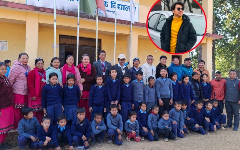 भुन्द्रुङ्गटाँडीमा करिब ४० जना विद्यार्थीहरुलाई न्यानो कपडा वितरण