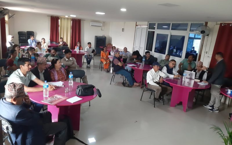 हेटौँडामा विपद जोखिम न्यूनीकरणबारे छलफल कार्यक्रम