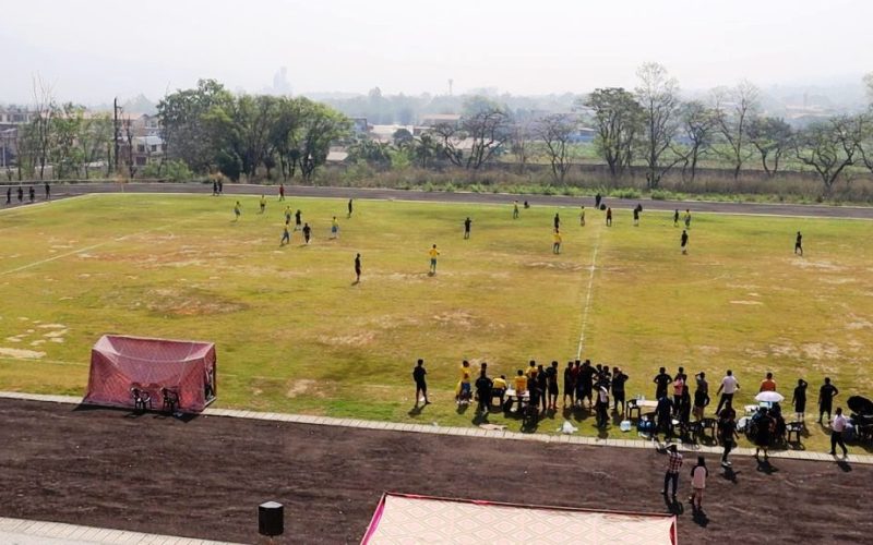 गौरीटार फुटबल रंगशालाको उद्घाटन, १४ करोडको लगानीमा निर्माण