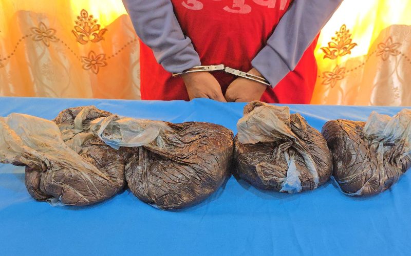 थानाभर्याङबाट लागूपदार्थसहित एक जना पक्राउ