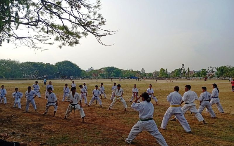 हेटौंडामा पहिलोपटक जिल्लास्तरीय फुलकन्ट्याक्ट कराँते प्रतियोगिता हुने