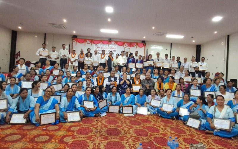 हेटौंडा उपमहानगरपालिका पूर्ण खोप सुनिश्चितता तथा दिगोपना घोषणा