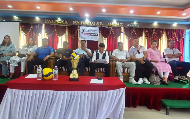 हेटौंडामा ‘नेकोस कप’ महिला भलिबल प्रतियोगिता सुरु, स्केटबोर्ड भाेलिदेखि