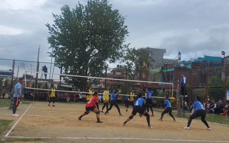 हेटौंडामा नेकोस कप राष्ट्रिय महिला भलिबल प्रतियोगिता सुरु