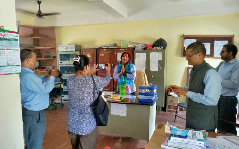 ज्योति मावि हर्नामाडीकाे सहायक प्रधानाध्यापकमा नानुमाया डिम्डुङ