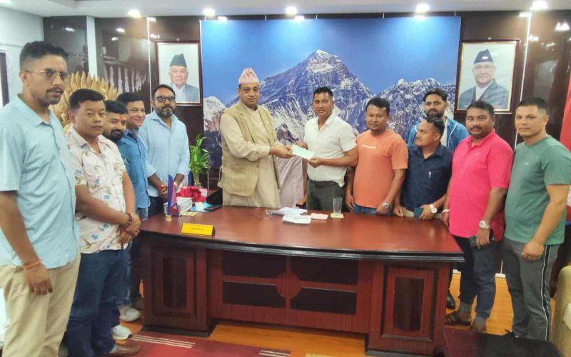 मुख्यमन्त्री बानियाँद्वारा घर निर्माणमा सहयोग