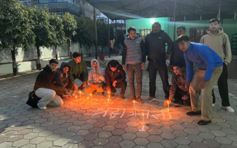 हेटौंडा क्याम्पसमा दीप प्रज्वलन