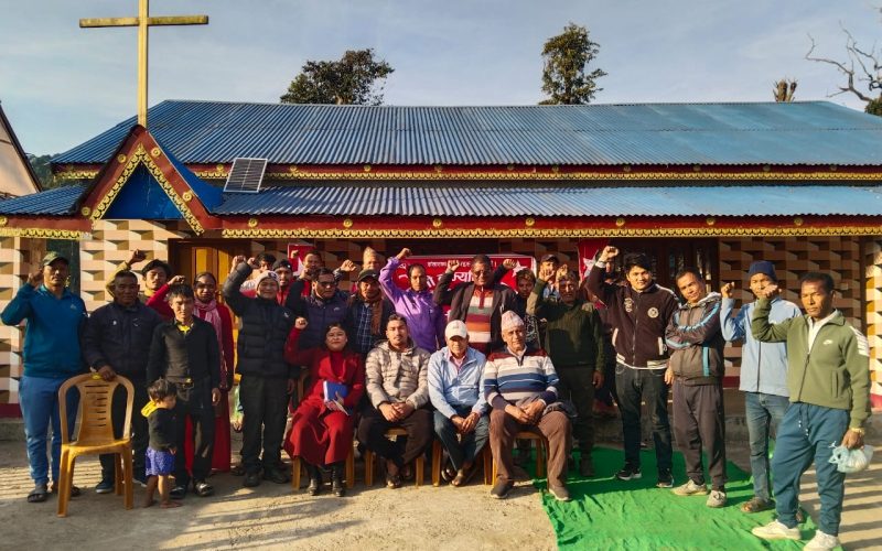 नेकपाको मनहरी गाउँपालिकाको वडा एकता सन्देश बैठक सम्पन्न