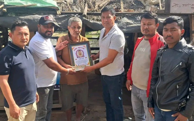 विपन्न परिवारलाई काजकिरिया खर्च सहयोग