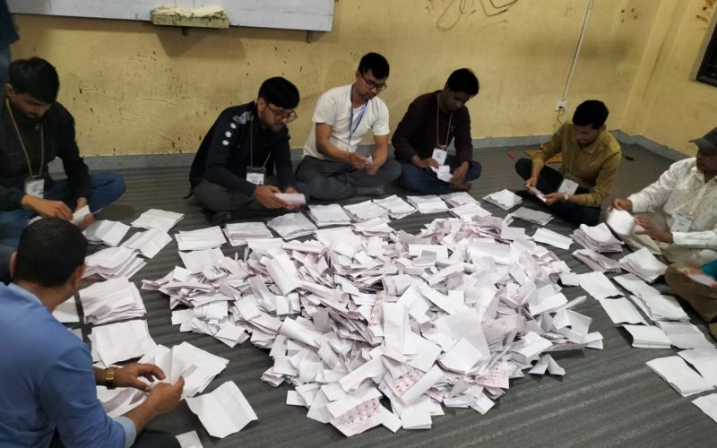 मकवानपुरमा कडा सुरक्षा व्यवस्थाबीच मतगणना सुरु