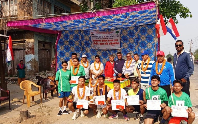 नयाँ वर्षको उत्साहमा हेटौँडामा खुला दौड: राजकुमार गोले प्रथम