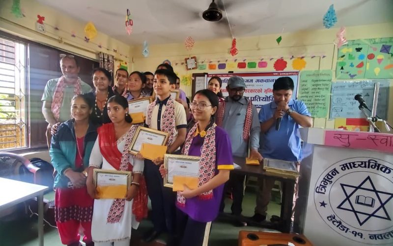 वक्तृत्वकलामा हेटौंडा एकेडेमीका पराजुली प्रथम