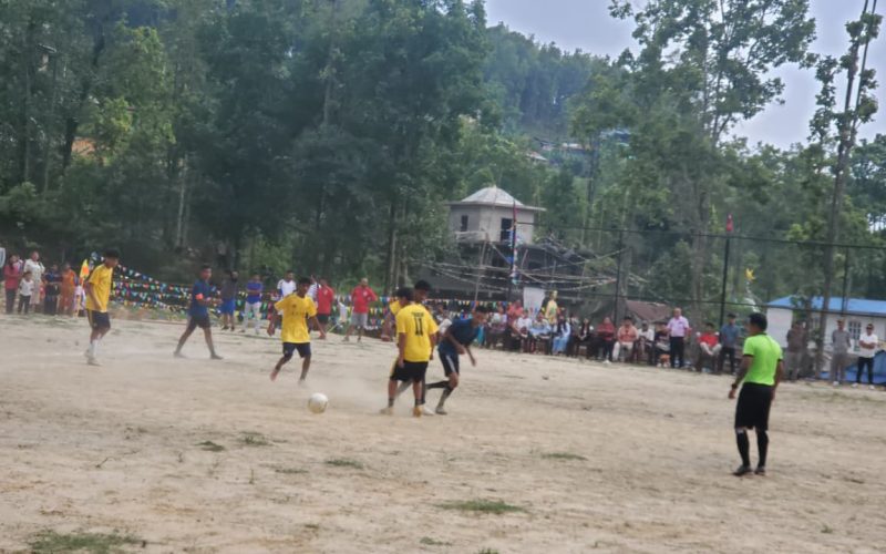 हेटौँडा–११ मा वडास्तरीय फुटबल प्रतियोगिता सुरु