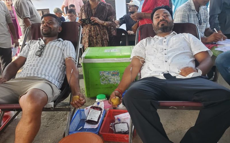 हेटौँडा–११ मा रक्तदान कार्यक्रम: वडा सदस्यसहित ३९ जनाद्वारा रक्तदान