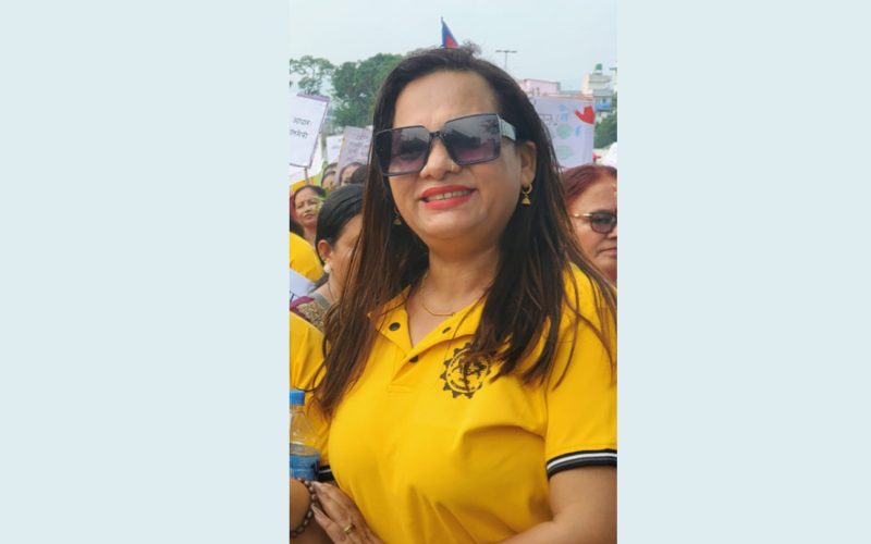 एमाले परित्याग गर्दै रमिला सापकोटा रास्वपाको बागमती प्रदेश महिला विभागमा