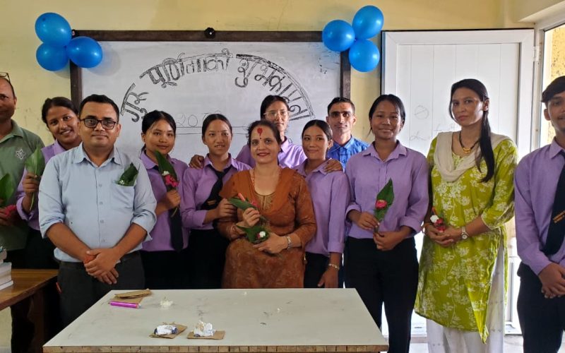 त्रिभुवन माध्यमिक विद्यालयमा गुरुपूर्णिमा पर्व भव्य रूपमा मनाइयो
