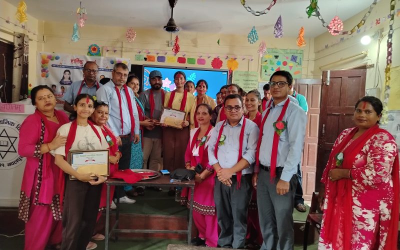 त्रिभुवन माविका उत्कृष्ट विद्यार्थी सम्मानित